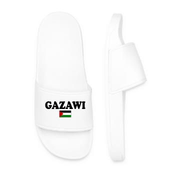 Gazawi gaza - Claquettes Homme - blanc - Devant