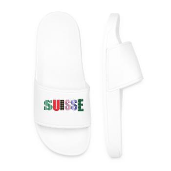SUISSE. PAYS - Claquettes Homme - blanc - Devant