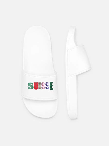 SUISSE. PAYS - Claquettes Homme - blanc