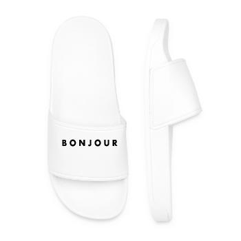 Bonjour - Claquettes Homme - blanc - Devant