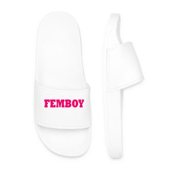 Femboy - Claquettes Homme - blanc - Devant