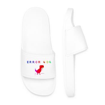 dessin animé heureux vecteur figure icône drôle design mignon - Claquettes Homme - blanc - Devant