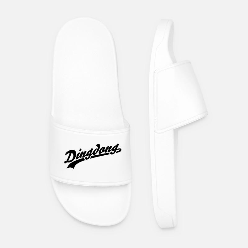 Dingdong - Men’s Pool Sliders - white
