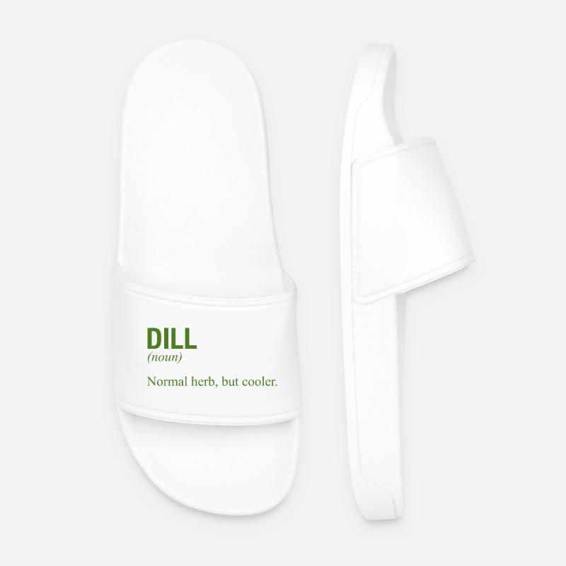 DILL - Männer Badelatschen - Weiß