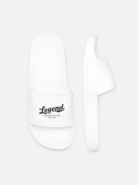 Legend Limited Edition Since 1985 - Men’s Pool Sliders - white