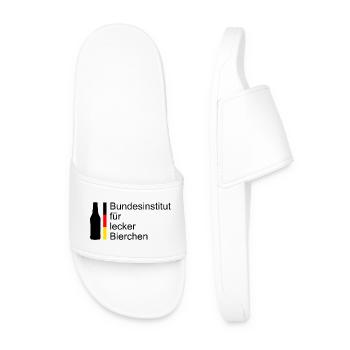 Federal Institute for Delicious Beers - Men’s Pool Sliders - white - Front