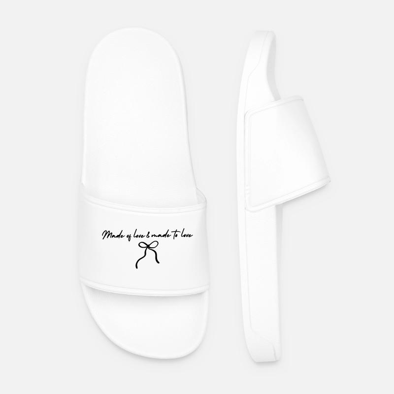 Bitte Design hochladen - Männer Badelatschen - Weiß