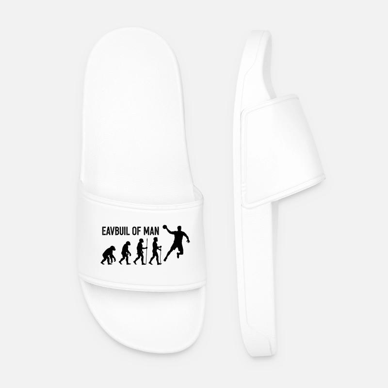 Evolution of Man Leap - Men’s Pool Sliders - white