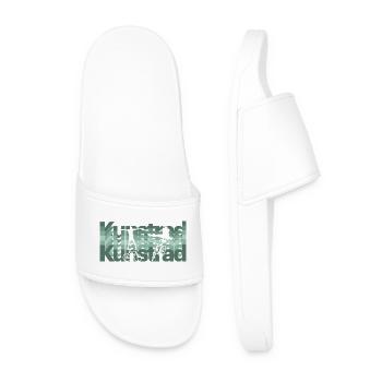 Artistic cycling, artistic cycling, indoor cycling - Men’s Pool Sliders - white - Front
