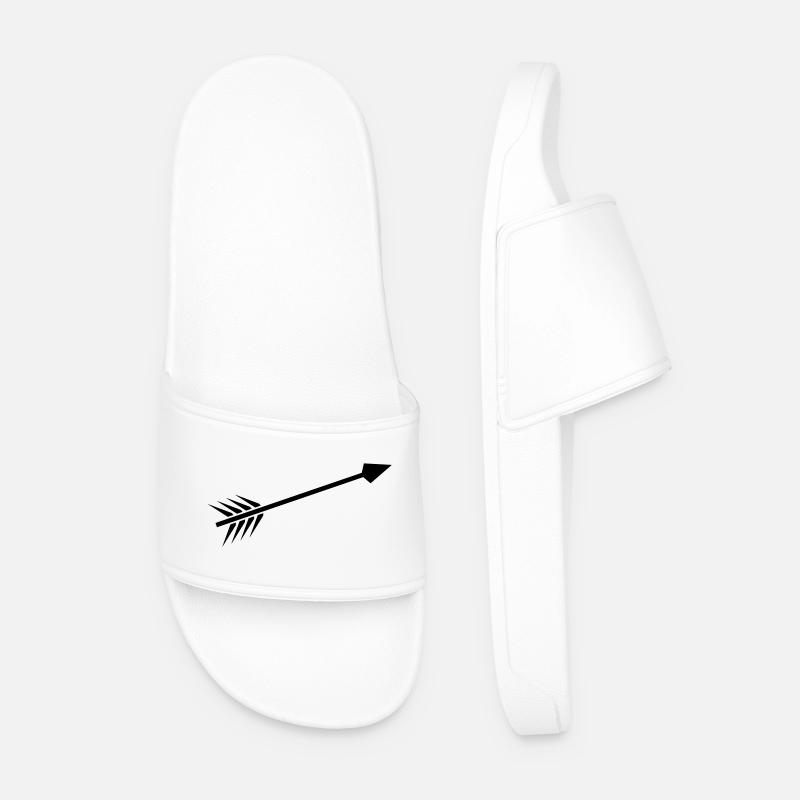 Pfeil - Männer Badelatschen - Weiß