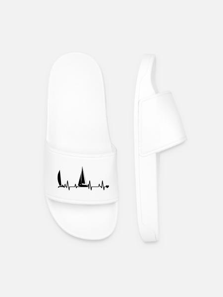 Sailboat - Men’s Pool Sliders - white