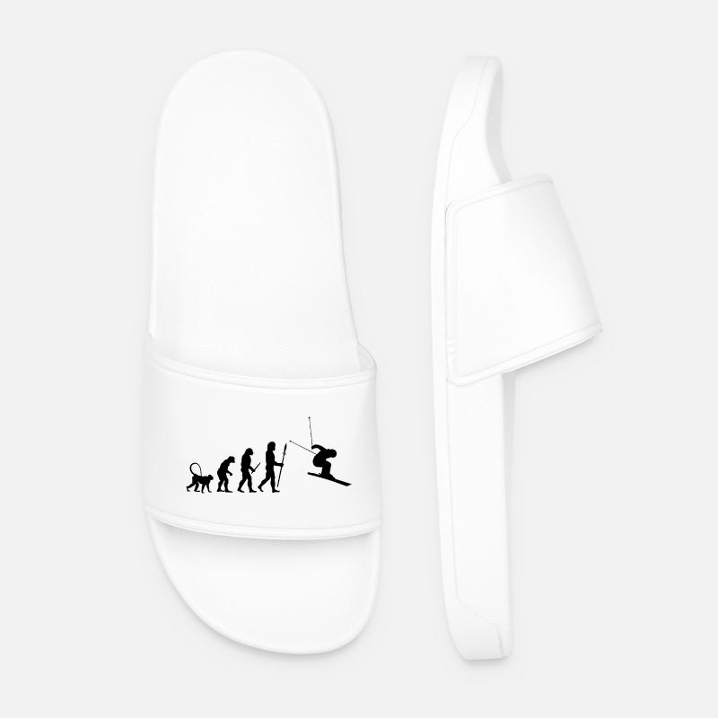 Skier Evolution - Men’s Pool Sliders - white