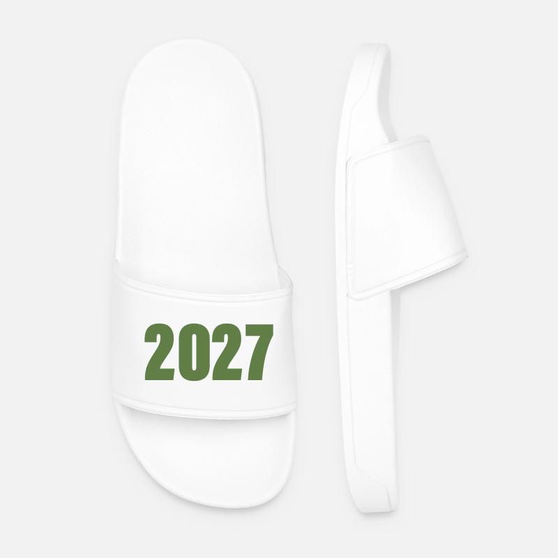 2027 - Männer Badelatschen - Weiß