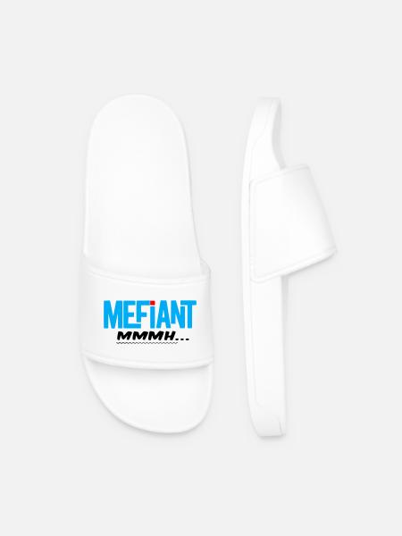 Méfiant - Claquettes Homme - blanc