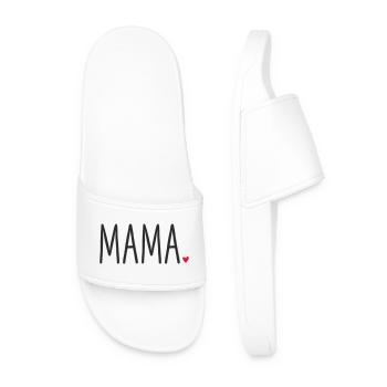 Maman ❤️ – Adore le design de texte - Claquettes Homme - blanc - Devant