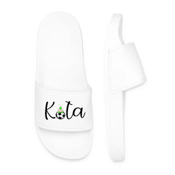 Football Kita Kids - Claquettes Homme - blanc - Devant