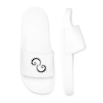 fossil - Men’s Pool Sliders - white - Front