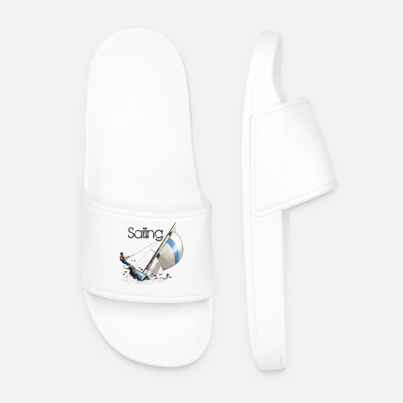 sailing - Men’s Pool Sliders - white