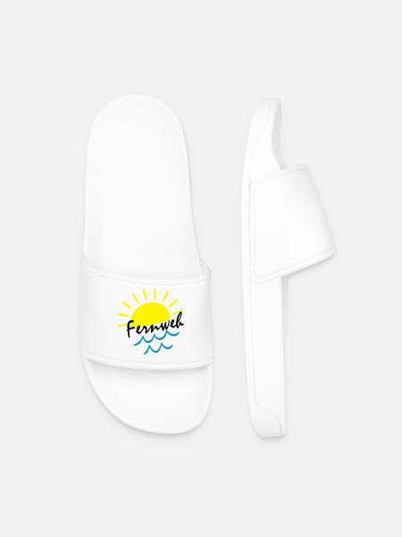 Sunrise Ocean – Sonne & Wellen Icon - Männer Badelatschen - Weiß