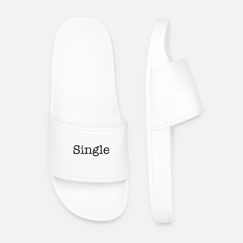 Single - Männer Badelatschen - Weiß