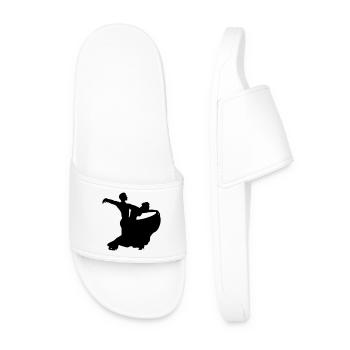 Ballroom Dancing - Men’s Pool Sliders - white - Front