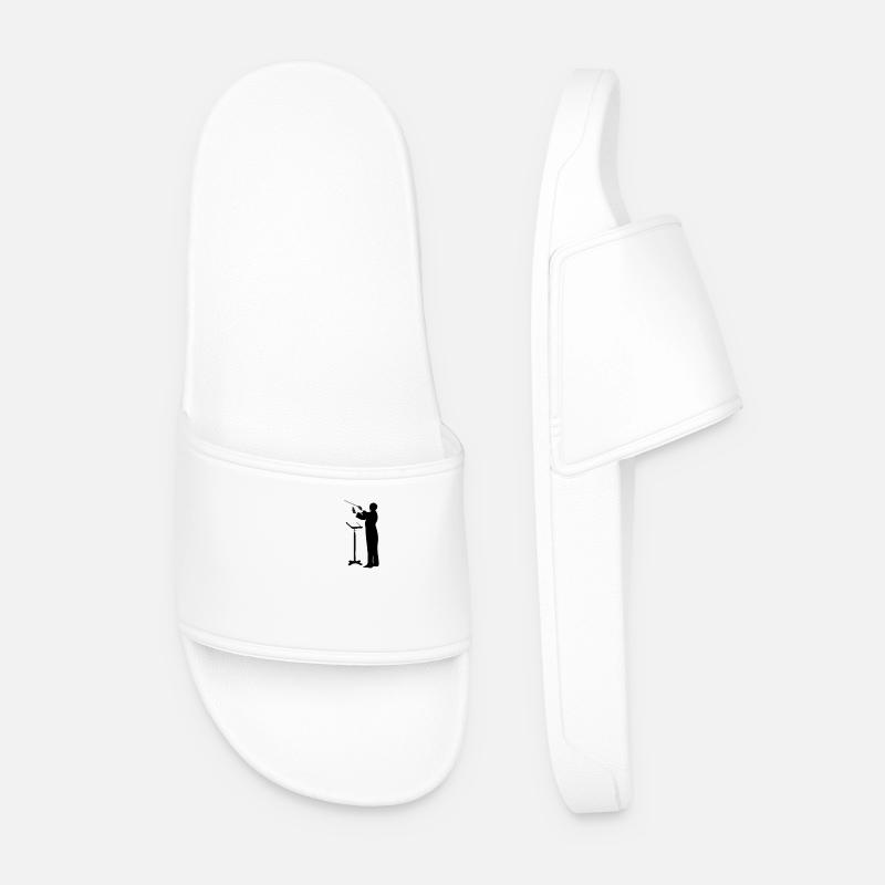 Dirigent - Männer Badelatschen - Weiß