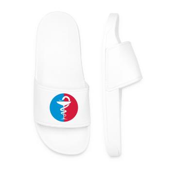 Pharmacy / Apotheke / Pharmacie - Männer Badelatschen - Weiß - Vorne