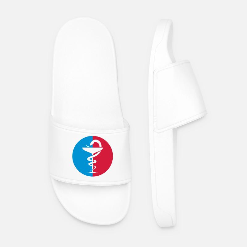 Pharmacy / Apotheke / Pharmacie - Männer Badelatschen - Weiß