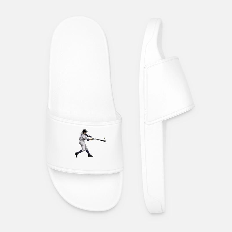 Baseball - Männer Badelatschen - Weiß