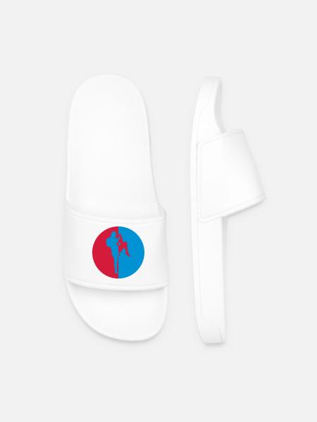 Kickboxing / Kick-Boxeur / Kick Boxing / - Claquettes Homme - blanc