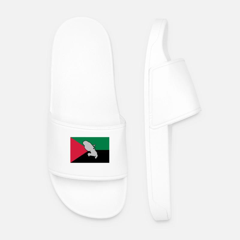 MADA FLAG - KARTE 1 - Männer Badelatschen - Weiß