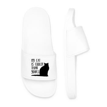 My cat - Männer Badelatschen - Weiß - Vorne
