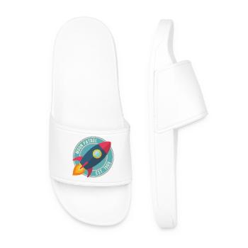 Rakete Moon Patrol Rocket - Men’s Pool Sliders - white - Front