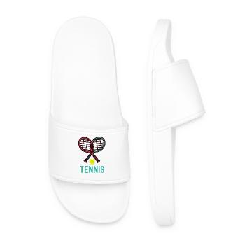 Tennis - Men’s Pool Sliders - white - Front