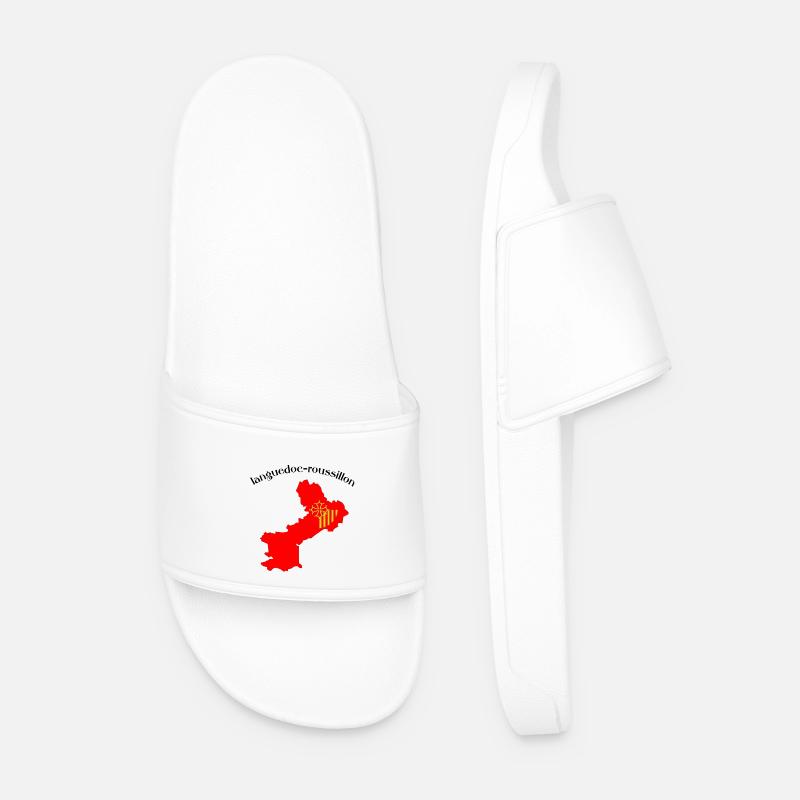 Languedoc-Roussillon - Männer Badelatschen - Weiß