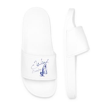 WINDSURFING - Cadeau SURFER WINDSURFER - Claquettes Homme - blanc - Devant