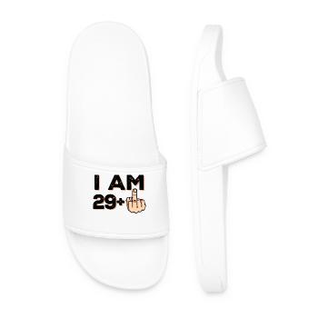 Birthday Statement 30 Years Old - Men’s Pool Sliders - white - Front