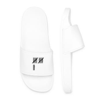 12 birthday tally sheet 12 years old - Men’s Pool Sliders - white - Front