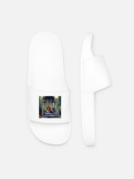 Petite Sirène aux Hippocampes - Claquettes Homme - blanc