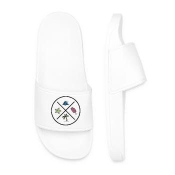 Design amusant pour l’été - Claquettes Homme - blanc - Devant