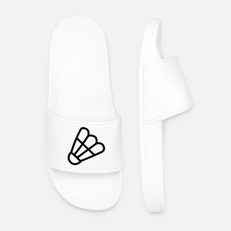 Badminton-Shuttle - Männer Badelatschen - Weiß