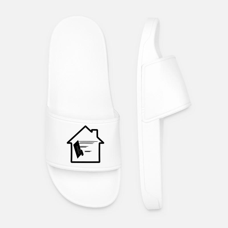 Plasterer house - Men’s Pool Sliders - white