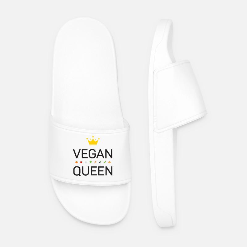 Vegan - Männer Badelatschen - Weiß