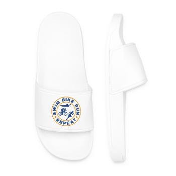 Natation Cyclisme Course à pied Répétition - Claquettes Homme - blanc - Devant