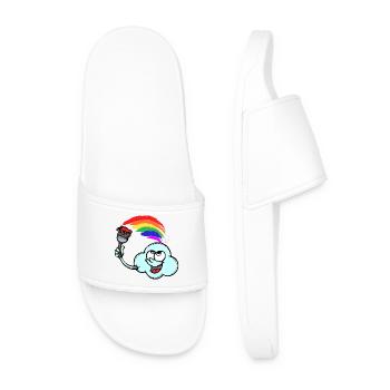 Rainbow Lgbt Sexuality Droits des homosexuels - Claquettes Homme - blanc - Devant