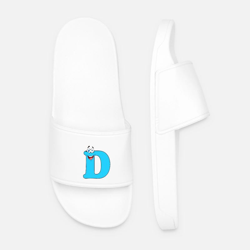 D - Männer Badelatschen - Weiß
