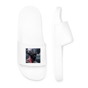 Portrait elektrik 09 - Men’s Pool Sliders - white - Front