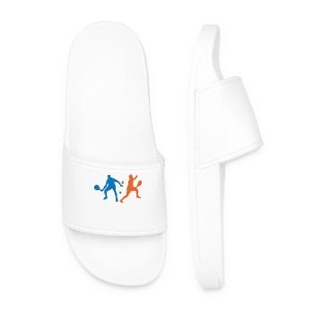 Padel Tennis Padel Game Player Tournoi Raquette - Claquettes Homme - blanc - Devant