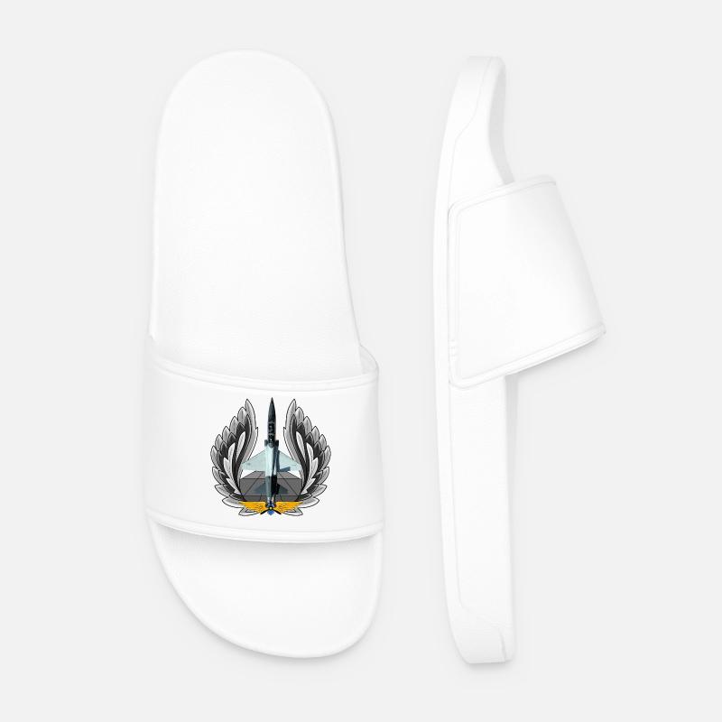 T-38C Talon - Men’s Pool Sliders - white