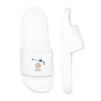 The constellation of Aries - Men’s Pool Sliders - white - Front